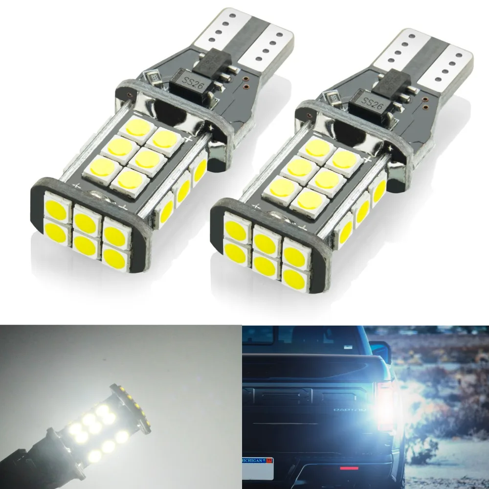 Car LED retrofit T15 24W reversing lights new T15 3030 24SMD high power rogue reversing light