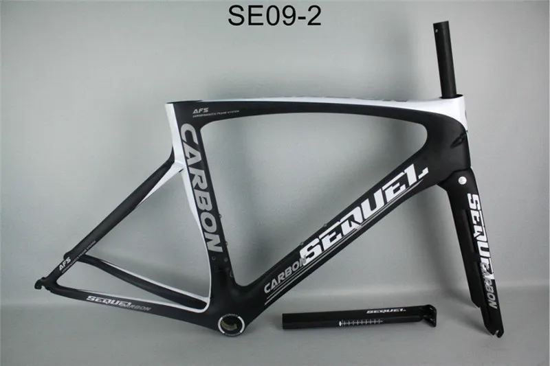 Top Cadre carbone route 2019carbon road frame SEQUEL bike frame quadro de bicicleta 46/49/52/54/56/58cm PF30 Bottom Bracket frameset 28