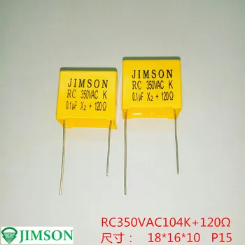 

New and original MRC104K350A06 350VAC0.1UF X2+120R