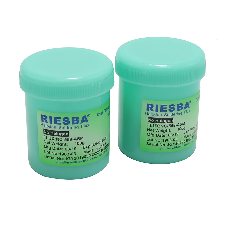 RIESBA паяльная паста 100 г пастообразный флюс без свинца для паяльного инструмента