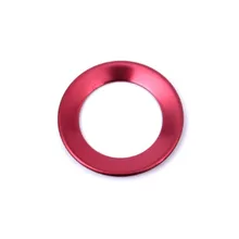 Алюминиевый красный цвет значок эмблема кольцо орнамент для рулевого колеса для VW