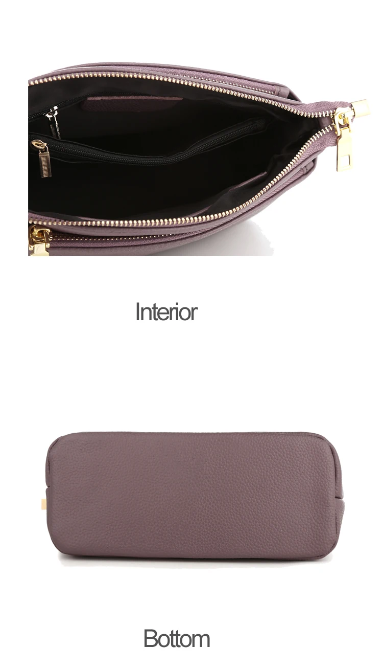 Casual Feminina com 3 Bolso Com Zíper