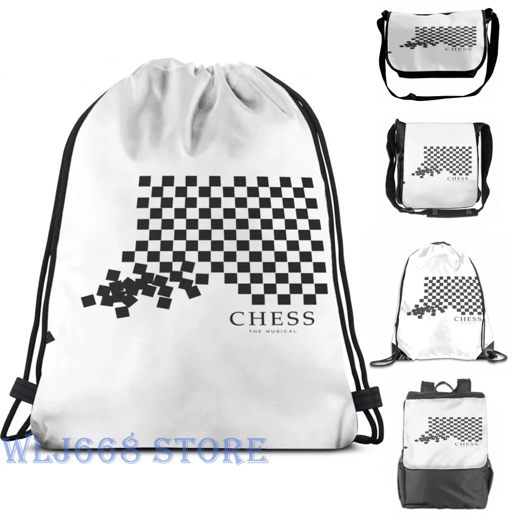 

Funny graphic print shoulder Bags women Chess The Musical (2) Single shoulder backpack travel for men Gym Bag