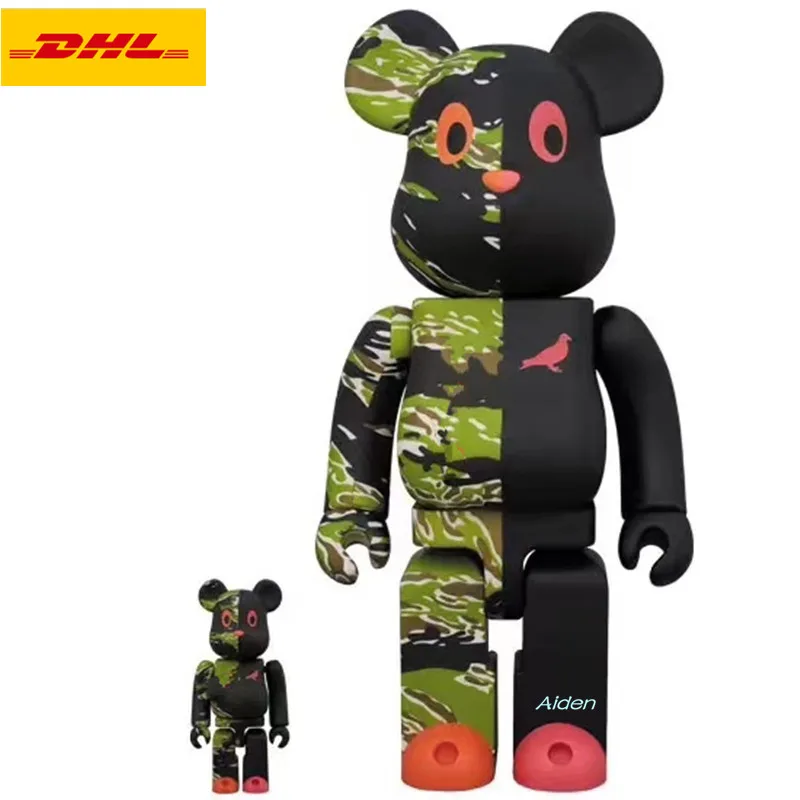 

11"Be@rbrick Gloomy ARTIST Original Fake BRIAN 400% Bearbrick Street Art Vinyl Action Figure Collectible Model Toy BOX L357 28CM