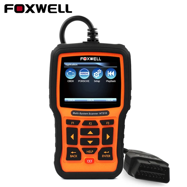 Foxwell NT510 ODB OBD2 Scanner for Porsche Ferrari Car