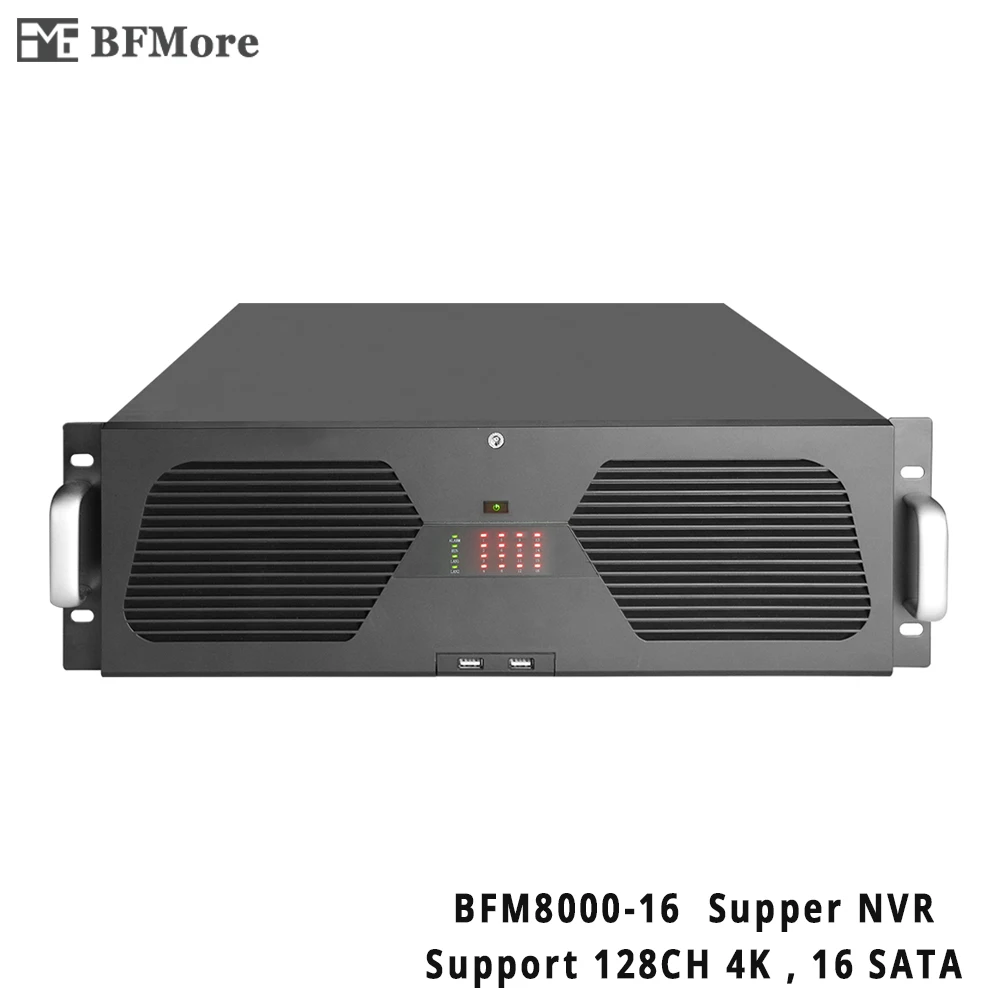 BFMore 128ch 4 K/5. 0MP/4. 0MP/2.0MP NVR DVR видеорегистратор H.265/H.264 16 SATA UHD IP камера видеонаблюдения