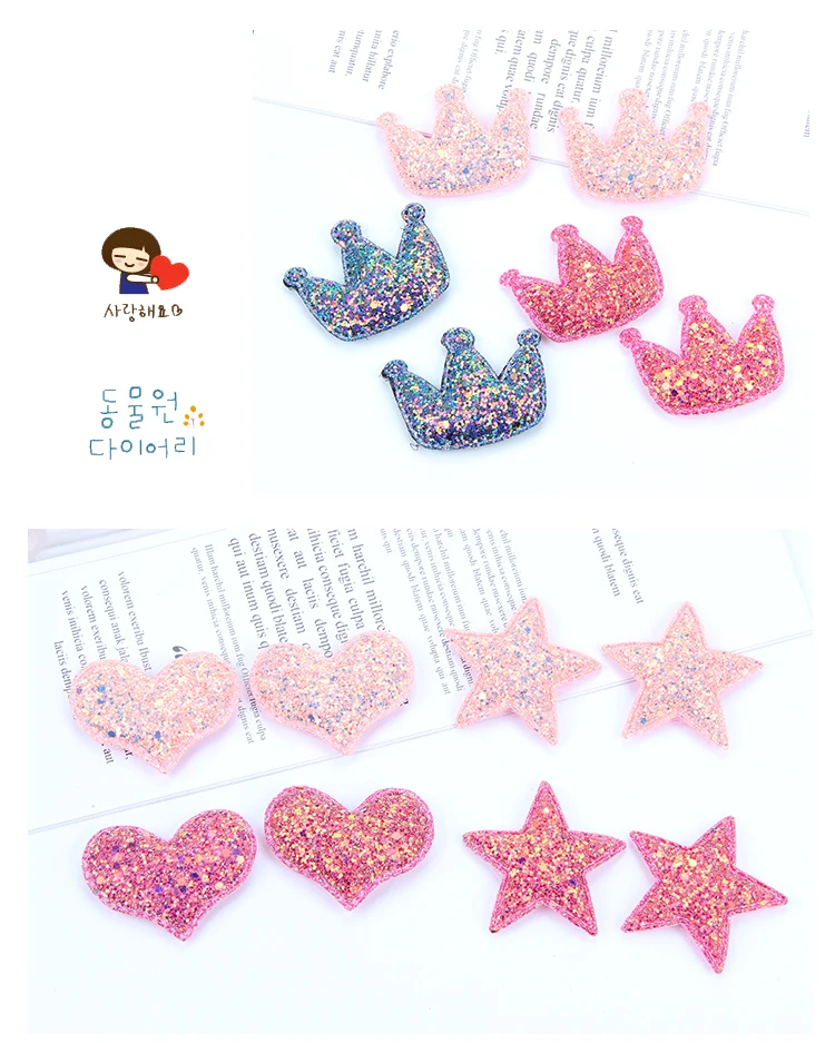 pacifier for baby 2PCS Children's Hair Accessories Bangs Stickers Baby Headdress Magic Stickers Stars Bow Girl Hair Accessories Baby Accessories luxury	