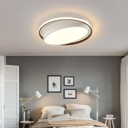 

LED Modern Iron Acryl Crystal Round Simple Lamparas De Techo Ceiling Lights.LED Ceiling Light.Ceiling Lamp For Bedroom