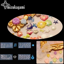 UV Resin Jewelry Liquid Silicone Mold Small Heart Circular Musical Note Resin Molds For DIY Decorate Making Nail art Mold