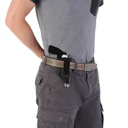 Скрытая тактическая Натуральная Воловья кожа револьвер кобура с металлическим зажимом ручной пистолет кобура-патронташ