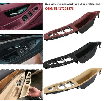 

Car Vehicle Front Left Side Window Lift Control Switch Panel Trim Bezel Auto Car Door Switch Cover Suitable For BMW F10 F11 5