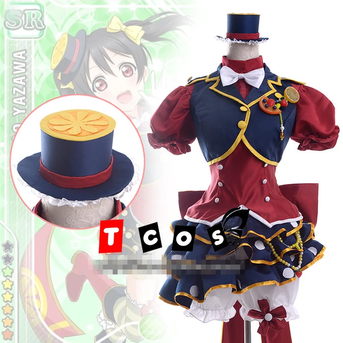 

Love Live Yazawa Nico Cosplay Costume Fruit Dress Christmas Dress Custom-Made Full Set Free Shipping B