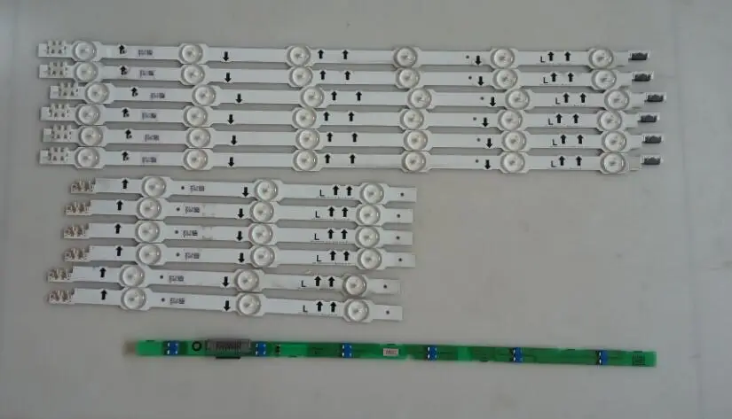 

led backlight screen 1set=12pcs For SAMSUNG UA40HU6000J DUGE-400DCA-R4 DUGE-400DCB-R4 6pcs 6led +6pcs 3led