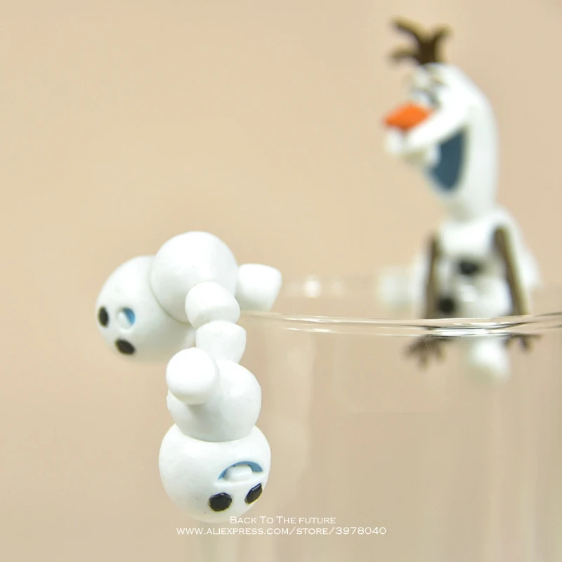 Disney Frozen snowman Olaf 3pcs/set 3-6cm Action Figure Posture Anime Decoration Collection Figurine Toy model for children Disney Frozen snowman Olaf 3pcs/set 3-6cm Action Figure Posture Anime Decoration Collection Figurine Toy model for children