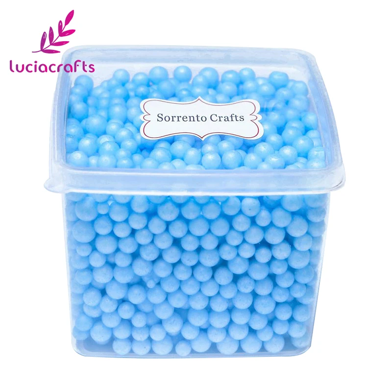 Lucia crafts 1 корт/лот (прибл. 1500 шт.) 5 10 мм Мини пенопластовые шарики для