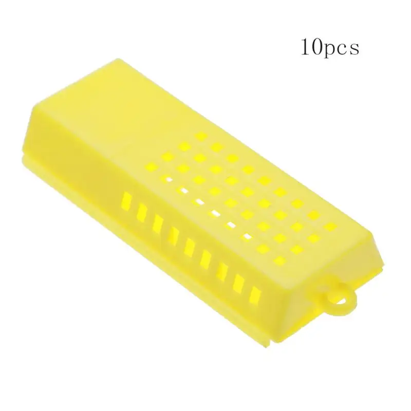 

10pcs Beekeeping Equipment Tools Beekeeper Apiculture Professional Transport Plastic Bee Cages Box for Bees Queen Bee Isolation