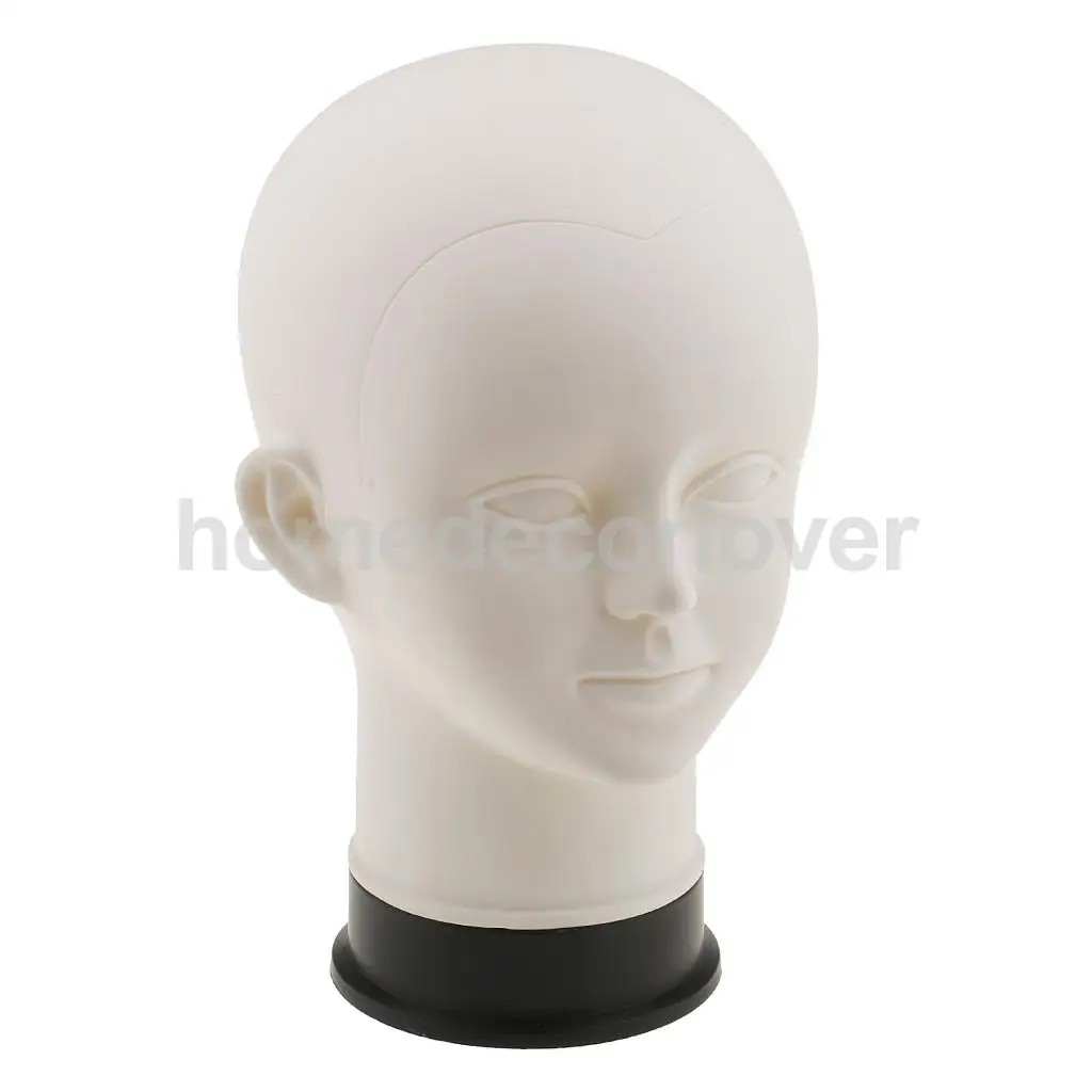 Белый ПВХ детей манекены модель манекен-голова для парик шляпа шарф очки шоу стенд наушники дисплей
