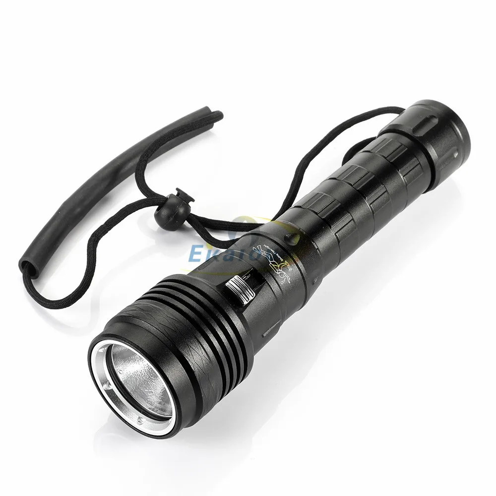Светодиодный фонарик XHP50, ультра яркий фонарь для дайвинга, люменов, алюминиевый сплав, фонарик для активного отдыха