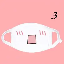 Хлопковая Пылезащитная маска для лица в Корейском стиле Kpop Bear Cycling Anti-Dust хлопковая защитная маска для лица