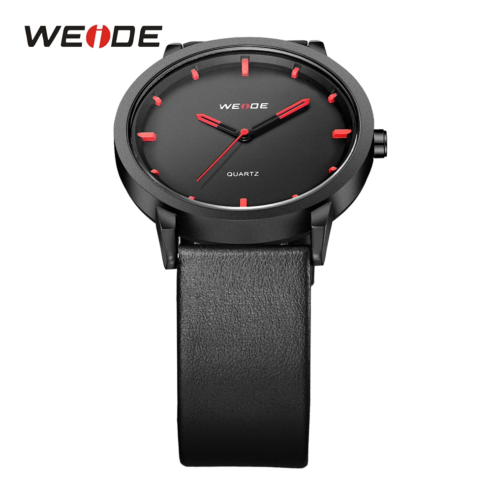 WEIDE качественные повседневные Модные кварцевые аналоговые часы с ремешком и