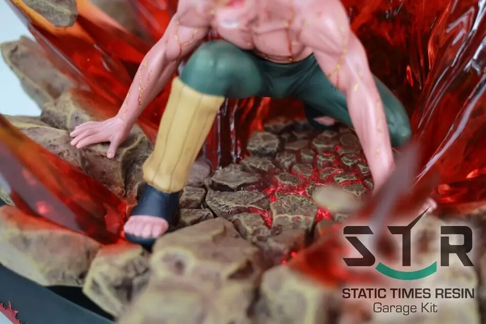 MODEL FANS IN-STOCK STR NARUTO Might Guy final battle ver GK resin made statue contain light for Collection