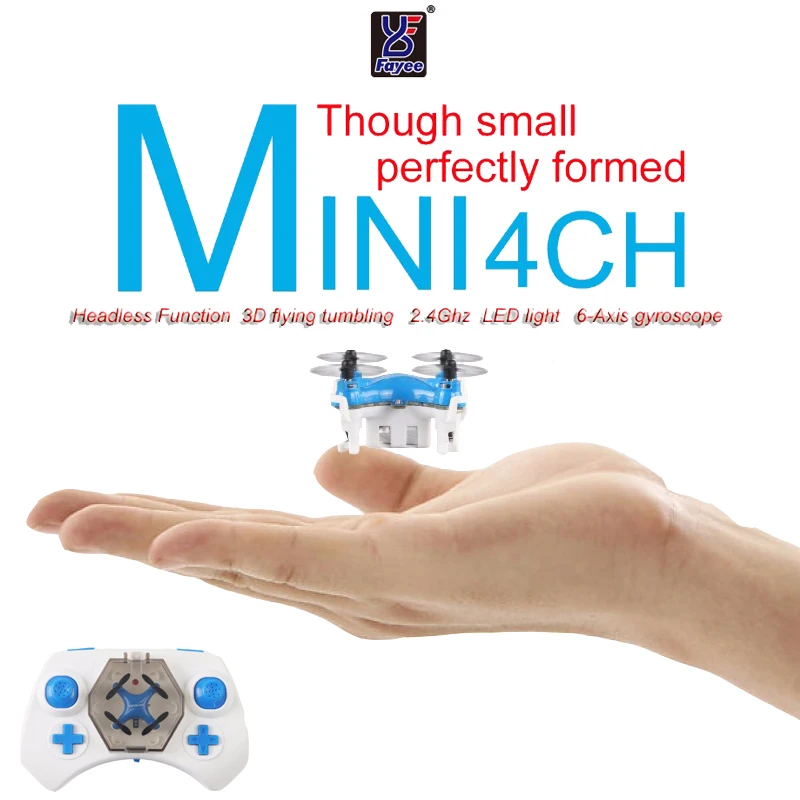 

Smallest Mini Parrot Drone Helicopter FY804 4CH 2.4G 6Axis 360 Degree Roll Drone LED Plane Model children's Toys RC Quadcopter