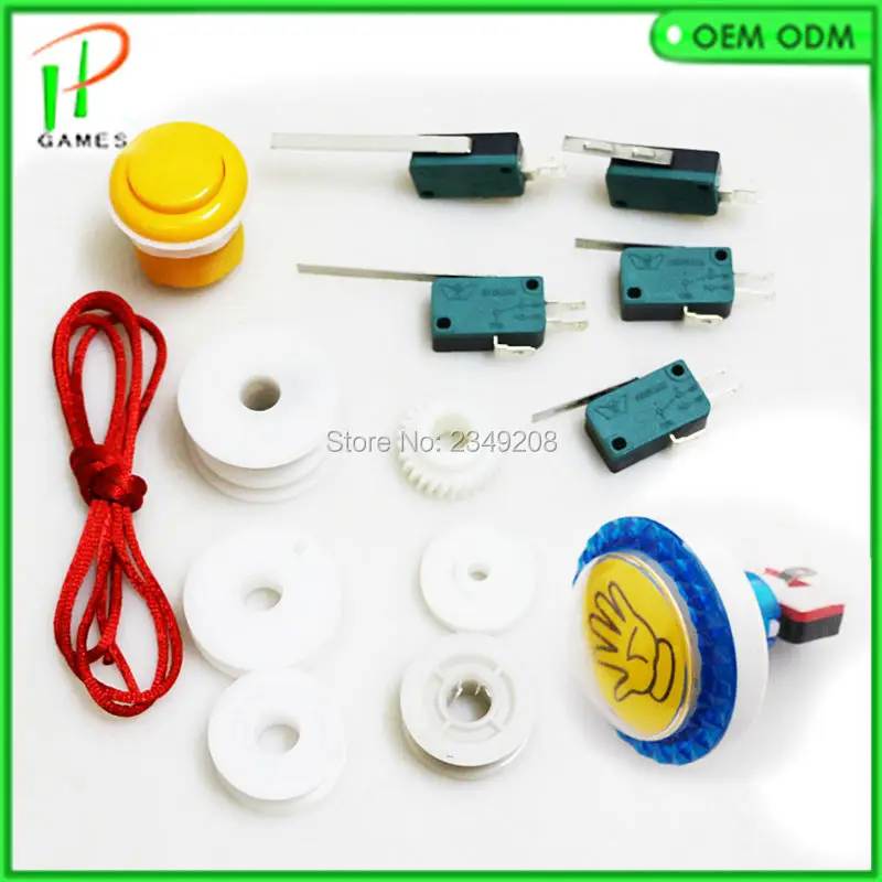 

Doll machine parts plastic gear / wire wheels / push button/ Micro switch for Crane machine gift machine accessories