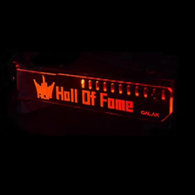 Best Offers New Red G8 Extended Version For Holl Of Fome GALAX LED Luminous Computer Main Box Graphics Cards Support Frame Display Card HIS