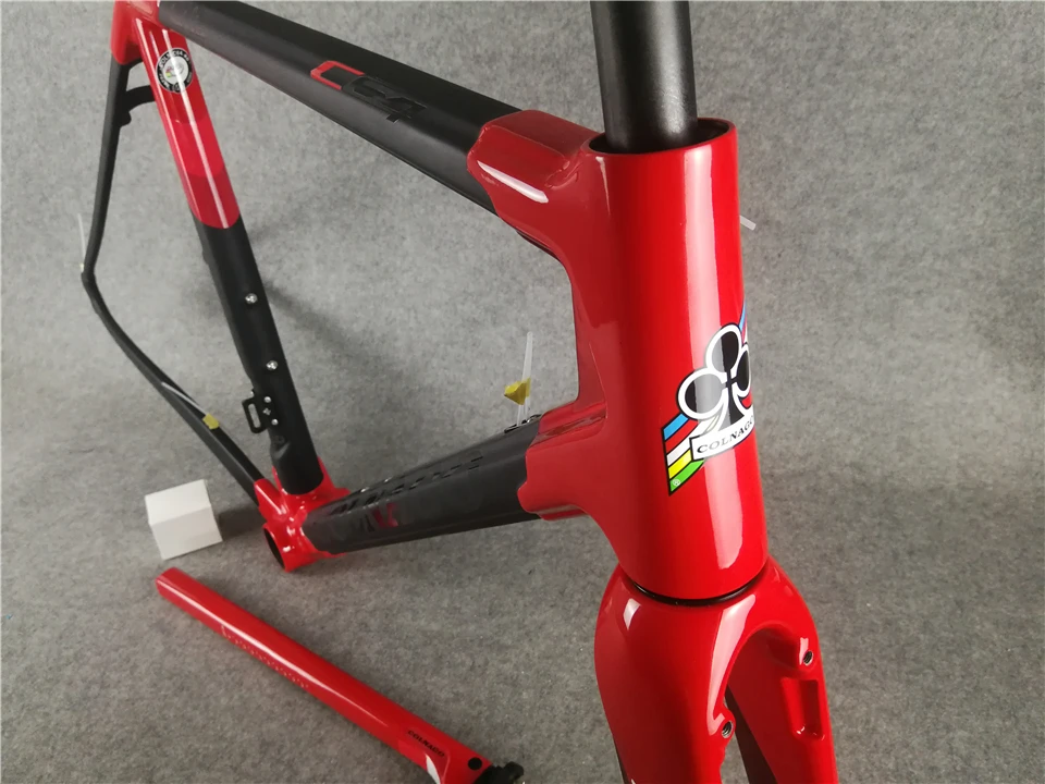 Clearance Colnago C64 glossy red matte carbon Road complete Bikes Online new Original ULTEGRA groupset 3