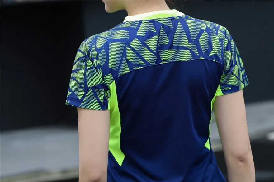 Рубашка для настольного тенниса новая мужская одежда для настольного тенниса короткая дышащая теннисная Мужская быстросохнущая футболка для бадминтона A107