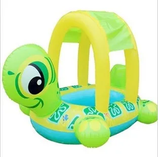 Детский надувной плавательный круг,, супер милый, очаровательное, животное, сиденье, покрытое, черепаха, лодка, надувной плавательный круг