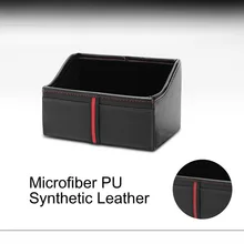 Новая микрофибра PU синтетическая кожа многофункциональная коробка для хранения автомобиля коробка для салфеток для автомобиля подлокотник с карточным держателем для напитков