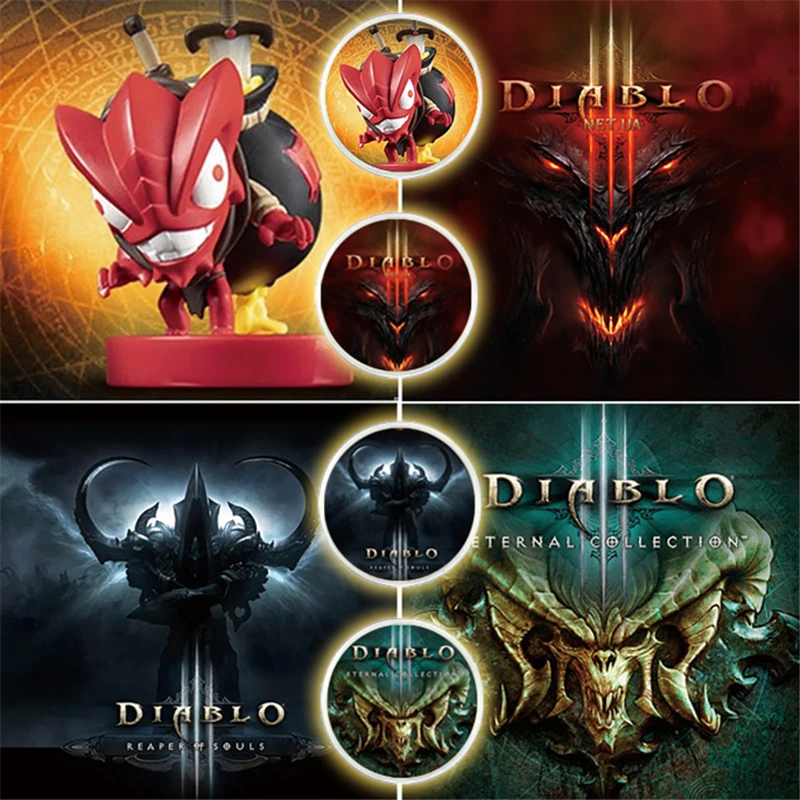 2 шт./лот монета NFC тег Лут Гоблин Diablo 3 из Amiibo NS переключатель Ntag215 новые данные seting включают Элитные Монстр тайная территория