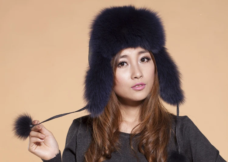 Модная новинка шапочки Шапки для шапочки зима новые и Тип неотъемлемой лиса кожи Мех животных шляпа Мао leifeng