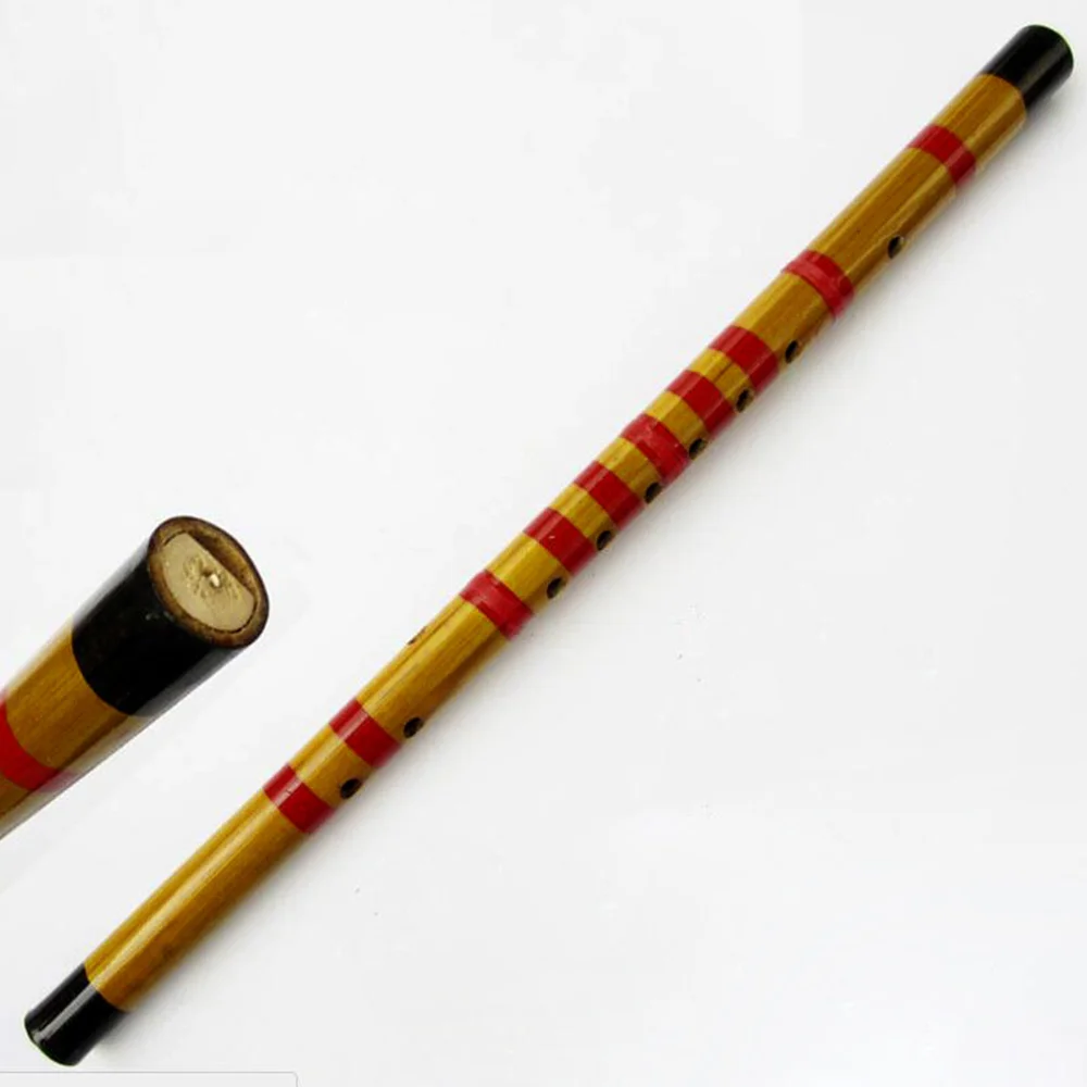 Bamboo Practice Musical Instrument Flute Beginner Student 47cm