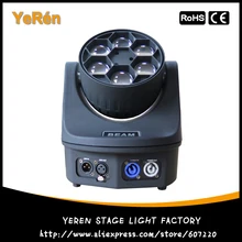 6 глаза луча СИД Moving головной светильник 6*15 Вт Quad 4in1 RGBW Led движущаяся головка DJ луч эффект светильник ing светильник