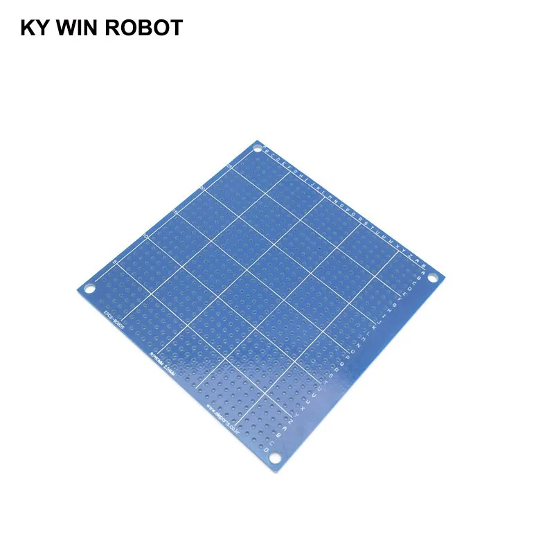 1 шт. 8x8 см 80x80 мм синий Односторонний Прототип PCB универсальная печатная плата для Arduino