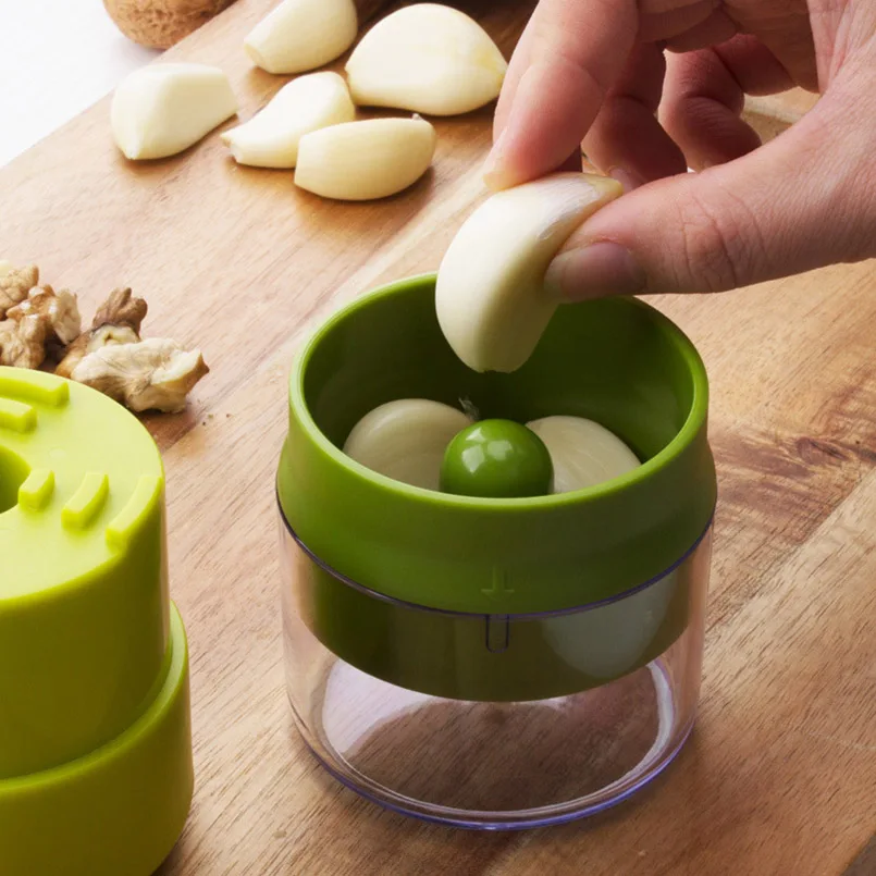 

1 Pc Multifunctional Garlic Ginger Grater Planer Manual Walnut Garlic Press Vegetable Cooking Tools Kitchen Accessories