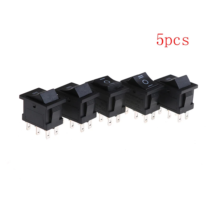 5 шт./лот 6P перекидной Клавишный Выключатель ON/OFF KCD2 203 6A/250VAC 10A/125VAC автомобиль