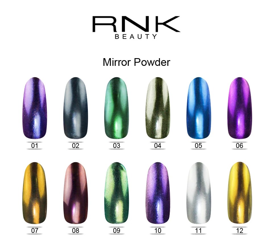 12pcs 2g Pcs Chrome Set Cosmetics Mirror Powder Gel Nail Polish Kit 12pcs 2g Pcs Chrome Set Cosmetics Mirror Powder Gel Nail Polish Kit Dipping Uv For Salon With 12 Color In From Beauty Health On