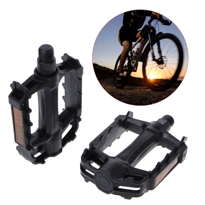 1 Pair Ultralight Bicycle Pedals Anti slip Bearing Seal Plastic