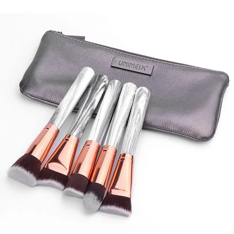 

5PCS Make Up Foundation Eyebrow Eyeliner Blush Cosmetic Concealer Brushes maquiagem Sep 21