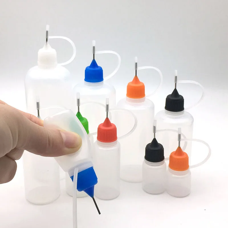 

1pcs 3ml-120ml Needle Tip LDPE Empty Squeeze Juice Dropper Plastic Bottle Filling Eye Liquid Bottle