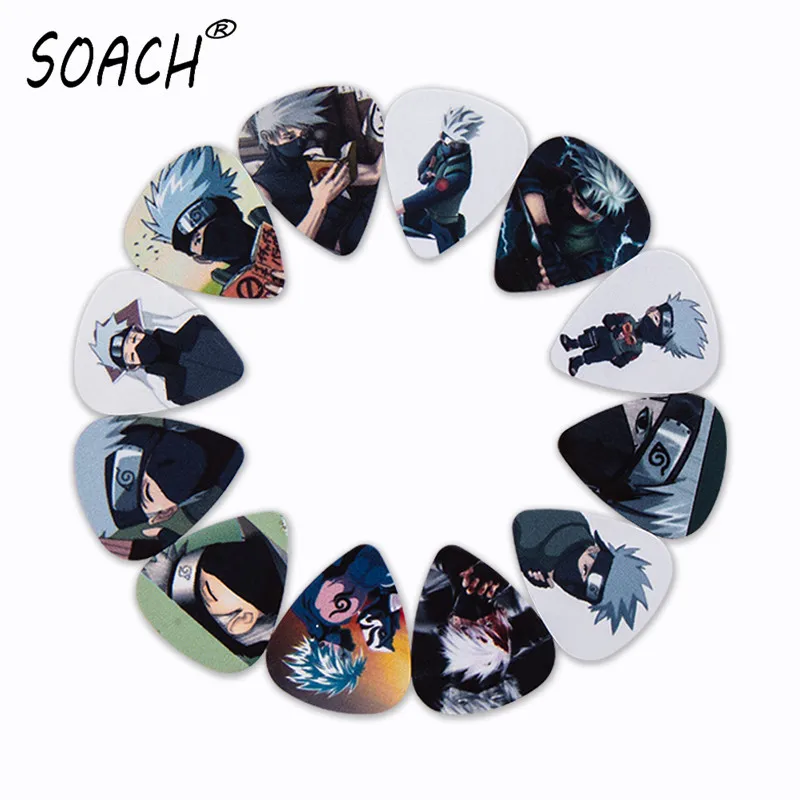 SOACH10pcs/лот 0,46/0,71/1,0mm медиаторы для акустической гитары/гитара весла/инструментальный бас Гитары ra/ukulele палочки