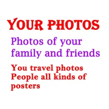 Подгоняйте ваши любимые фотографии Люди Пейзаж животные все картины плакат на заказ ткани(2"-100") x 24"