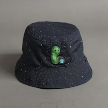 56-58 см с принтом, Панама, шляпа для женщин и мужчин, шляпа для рыбалки, Солнцезащитная летняя Солнцезащитная Панамы, двусторонняя шапка в стиле хип-хоп