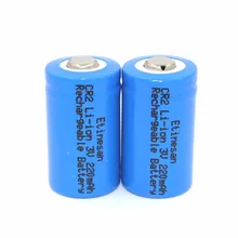 2 sztuk/partia Etinesan 15266 według wskazań przyrządów (IFR CR2) 3 V 220 mah akumulator litowo-jonowy baterie LiFePo4 baterii bezpieczne