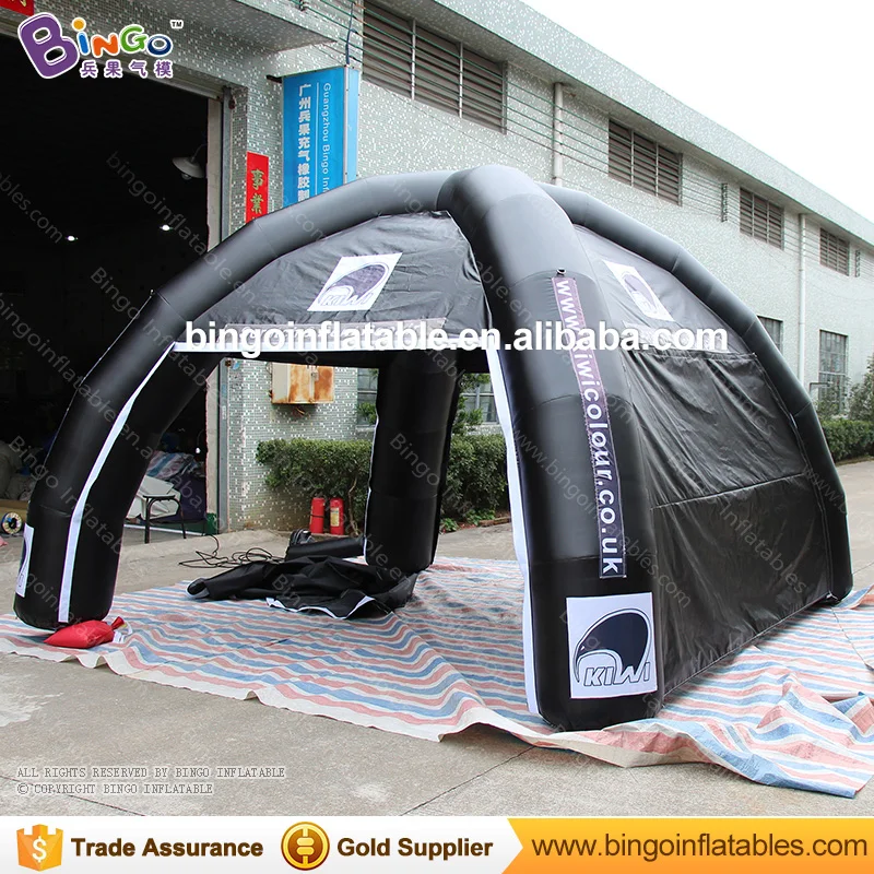  5 Meters inflatable dome spider tent Made in China hot sale type digital printing black inflatable 