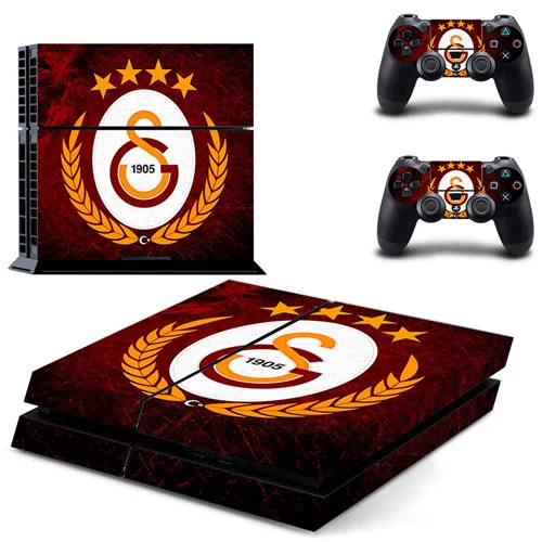 Galatasaray 1905 футбольная команда наклейка для PS4 Наклейка Виниловая наклейка для sony Playstation 4 консоли и 2 контроллера наклейка для PS4 стикер - Цвет: DPTM0271