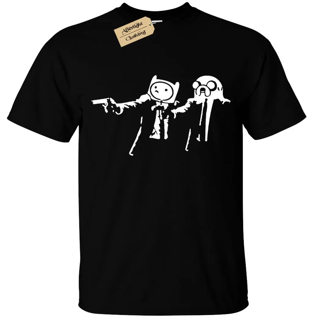 

ADVENTURE FICTION T-Shirt funny Mens funny pulp time spoof parody custom printed tshirt, hip hop funny tee, mens tee shirts